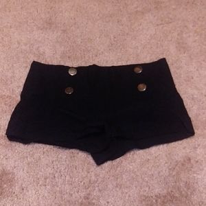 Black Stretchy Mini Shorts - Small Body Central